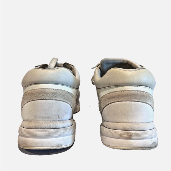 Chanel Interlocking CC Logo Leather Sneakers - Picture 5 of 6